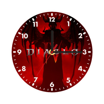 Diablo iv, Wooden wall clock (20cm)