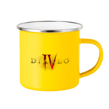 Diablo iv, Yellow Enamel Metallic Cup 360ml