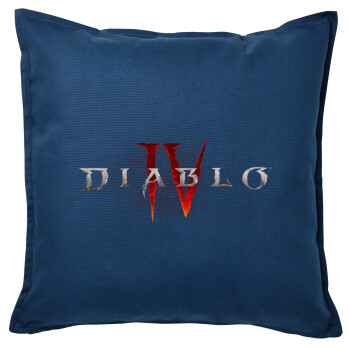 Diablo iv, Sofa cushion Blue 50x50cm includes filling