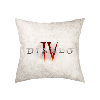 Diablo iv, Μαξιλάρι καναπέ Δερματίνη Γκρι 40x40cm με γέμισμα