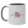 Mug colored grey, ceramic, 330ml