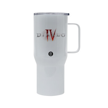 Diablo iv, Mega Stainless steel Tumbler with lid, double wall 750L