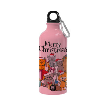 Merry Christmas Cats, Water bottle 600ml