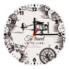 Wooden wall clock (20cm)