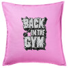 Sofa cushion Pink 50x50cm includes filling