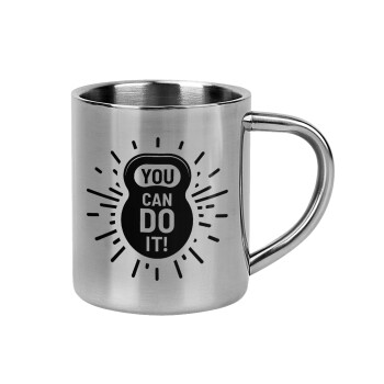 You can do it, Mug Stainless steel double wall 300ml