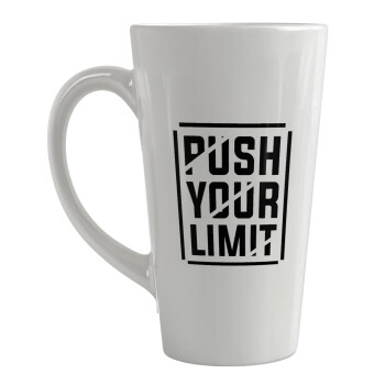 Push your limit, Κούπα κωνική Latte Μεγάλη, κεραμική, 450ml
