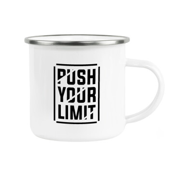 Push your limit, Κούπα Μεταλλική εμαγιέ λευκη 360ml