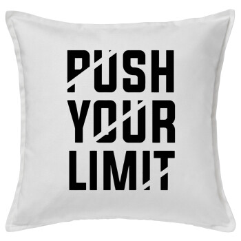 Push your limit, Sofa cushion White 50x50cm includes filling