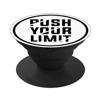 Push your limit, Phone Holders Stand  Black Hand-held Mobile Phone Holder
