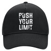 Adult Ultimate Hat BLACK, (100% COTTON DRILL, ADULT, UNISEX, ONE SIZE)