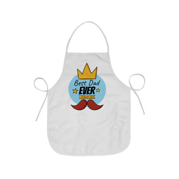 King, Best dad ever, Chef Apron Short Full Length Adult (63x75cm)