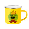 Yellow Enamel Metallic Cup 360ml