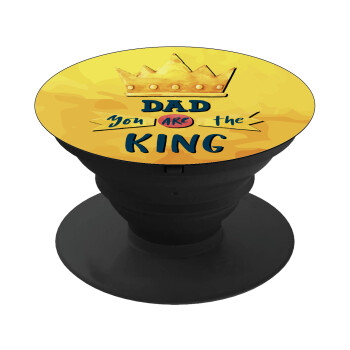 Dad you are the King, Phone Holders Stand  Black Hand-held Mobile Phone Holder