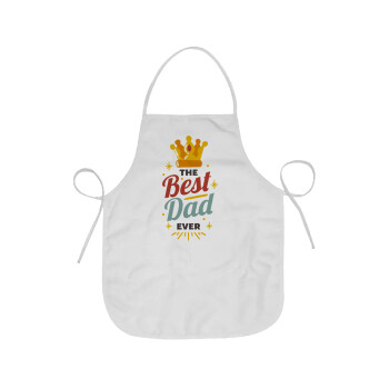 The Best DAD ever, Chef Apron Short Full Length Adult (63x75cm)