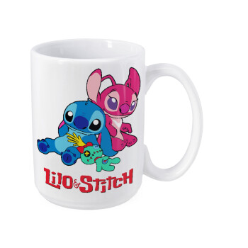 Lilo & Stitch, Κούπα Mega, κεραμική, 450ml