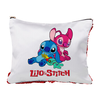 Lilo & Stitch, Red sequin cosmetic bag