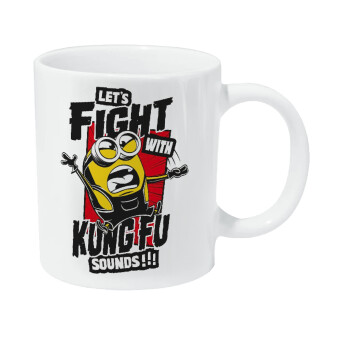 Minions Let's fight with kung fu sounds, Κούπα Giga, κεραμική, 590ml