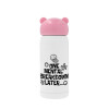 Pink stainless steel thermal flask, 320ml