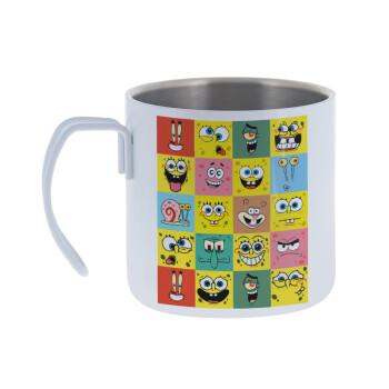 BOB spongebob and friends, Mug Stainless steel double wall 400ml