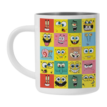 BOB spongebob and friends, Mug Stainless steel double wall 300ml