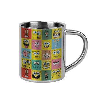 BOB spongebob and friends, Mug Stainless steel double wall 300ml
