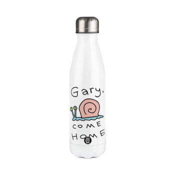 Gary come home, Metal mug thermos White (Stainless steel), double wall, 500ml