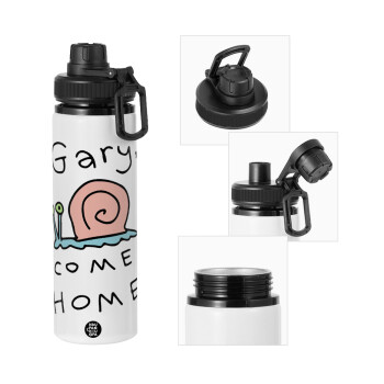 Gary come home, Metal water bottle with safety cap, aluminum 850ml