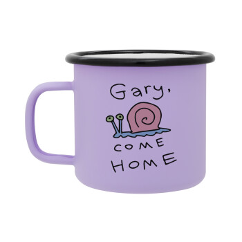 Gary come home, Κούπα Μεταλλική εμαγιέ ΜΑΤ Light Pastel Purple 360ml