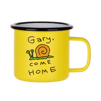 Gary come home, Metallic enamel MATT Yellow cup 360ml