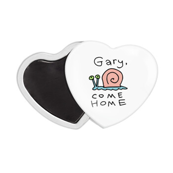 Gary come home, Μαγνητάκι καρδιά (57x52mm)