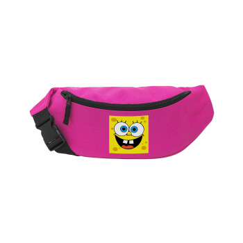 BOB, Unisex waist bag (banana) in PINK color with 2 pockets