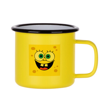 BOB, Metallic enamel MATT Yellow cup 360ml