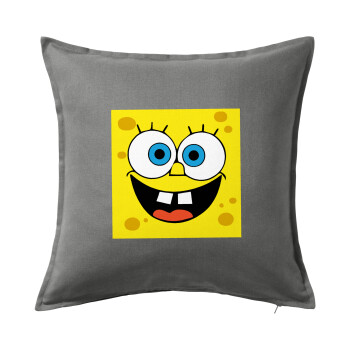 BOB, Sofa cushion Grey 50x50cm includes filling