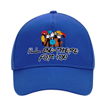 Friends cover, Ultimate Adult Hat BLUE, (100% COTTON DRILL, ADULT, UNISEX, ONE SIZE)