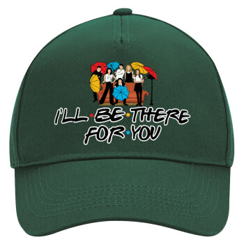 Friends cover, Adult Ultimate Hat GREEN, (100% COTTON DRILL, ADULT, UNISEX, ONE SIZE)