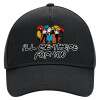 Adult Ultimate Hat BLACK, (100% COTTON DRILL, ADULT, UNISEX, ONE SIZE)