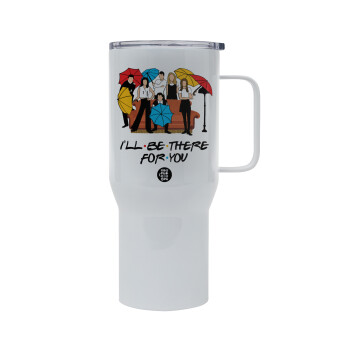 Friends cover, Tumbler με καπάκι, διπλού τοιχώματος (θερμό) 750L