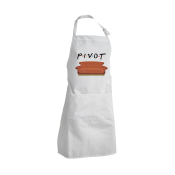 Friends Pivot, Adult Chef Apron (with sliders and 2 pockets)