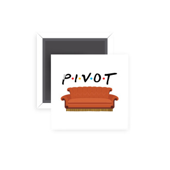 Friends Pivot, Μαγνητάκι ψυγείου τετράγωνο διάστασης 5x5cm