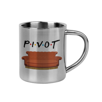 Friends Pivot, Mug Stainless steel double wall 300ml