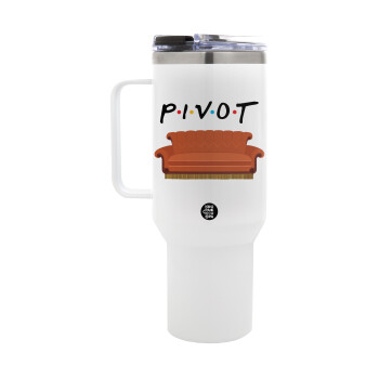 Friends Pivot, Mega Stainless steel Tumbler with lid, double wall 1,2L