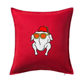 Friends turkey, Sofa cushion RED 50x50cm includes filling