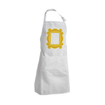 Friends frame, Adult Chef Apron (with sliders and 2 pockets)