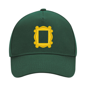 Friends frame, Adult Ultimate Hat GREEN, (100% COTTON DRILL, ADULT, UNISEX, ONE SIZE)