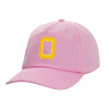 Adult Baseball Cap, 100% Cotton, PINK (COTTON, ADULT, UNISEX, ONE SIZE)