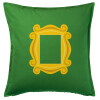 Sofa cushion Green 50x50cm includes filling