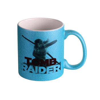 Tomb raider, Κούπα Σιέλ Glitter που γυαλίζει, κεραμική, 330ml