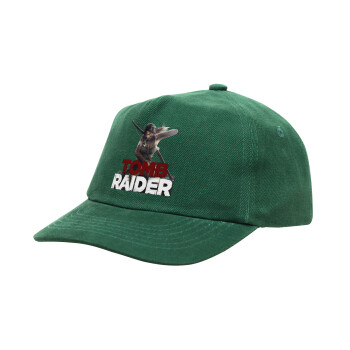 Tomb raider, Children's Baseball Cap, 100% Cotton Drill, GREEN (COTTON, CHILDREN'S, ONE SIZE)