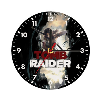 Tomb raider, Wooden wall clock (20cm)